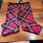 George Men s Red Plaid Flannel Fleece Lounge Sleepwear Pajama Pj Pants  Xl