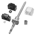 Ball Screw Sfu1605 Antibacklash 250-2000mm bk bf12 nut Housing 6 35 10mm Coupler
