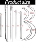 9 Pcs Heavy Duty Hand Sewing Needles Kit leather Sewing Needles With 5 Leather H