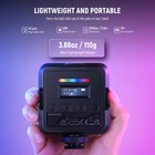 Neewer Rgb62 Magnetic Rgb 360   Full Color Led Camera Video Light app Control