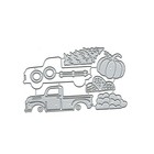 Pumpkin Holidays Layer Truck Metal Die Cuts merry Christmas Tree Cutting Dies   
