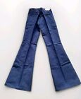 Vtg New 60s Maverick Western Bell Bottom Blue Bells Denim Jeans Sz 27 5 X 30 Nos