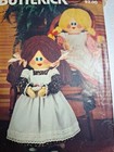23  Rag Doll   Clothing Butterick 428 Sewing Pattern Cut Vtg Soft Toy Yarn Hair