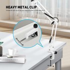 Magnifying Glass Desk Lamp With 10x Swing Arm And Big Clamp Lighted Magnifier   