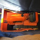 Nylint Vintage Pressed Steel Tracked Bulldozer Orange black Construction Toy