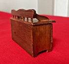 Dollhouse Vintage  Wooden Toy Box window Seat With Storage  1 12 Scale
