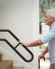 Frossvt 25 8  Outdoor Handrail For 1-3 Steps  Wall Mount Grab Bar