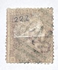 Sg43 1d Penny Red Plate 222  1864 79 Space Filler  lot 1676 