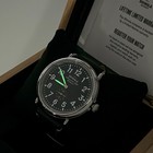 Men   s Shinola Runwell Argonite 1069 Black Dial Black Strap Quartz Watch 47mm