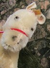 Steiff Stuffed Animals   Vintage Mohair Pony With Saddle   Reins 12cm W  Germany