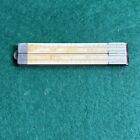 Antique Stanley No  88 1 2 German Silver 4 Fold 1ft Carpenter s Rule Ruler