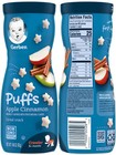 Gerber Puffs Variety Pack 1 Apple Cinnamon 1 Blueberry 1 Strawberry Apple - 3 Ct