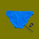 Speedo Men Snap Blue Solar Swim Brief Bikini Swimwear Size 32 34 36 38