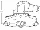 Wet Joint To Dry Joint Conversion Manifold Riser Exhaust Mercruiser V8 5 0 5 7