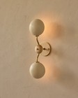 Handmade Brass Wall Sconce Baker Wall Sconce - Double
