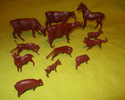 Vintage Marx Farm Play Set 3rd Series Farm Animals