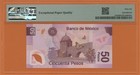 Mexico 50 Pesos  2005 Polymer  Pick   123b Pmg 66  Gem Unc Epq 