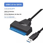Sata To Usb 3 0 2 5 3 5 Inch Hdd Ssd Hard Drive Adapter Cable uasp -sata New 