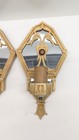 Pair Vintage Original Deco Style Wall Sconces Fixture Marked M e p  Mep Mirror 