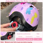 Toddler Helmet  Baby Small For Infant toddler 1-3  16 9 -19 7    C-pink 