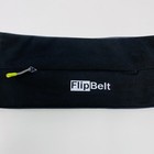 Flipbelt Running Belt Unisex Large Black Pockets Zip