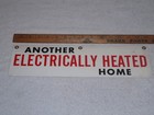 Vintage Antique Original Reddy Kilowatt Another Electric Heated Home Metal Sign 