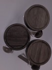 3 16oz Clear Overnight Oats Jar Wooden Lids  Spoons And Label Stickers