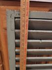 Antique Vintage Wooden Window Shutter Architectural Salvage Plantation 33  X 15 