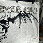 Avenged Sevenfold Tour 2008 Concert Beach Towel Concert White Skull Logo