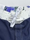 Duke London Boys Xl Blue white Floral Board Shorts Lined Elastic Drawstring