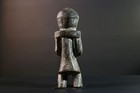 African Tribal Figure Hand-carved Wood Wall Art Congo Female Decor -g5640