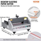Vevor Electric Paper Cutter 13  Width 1 57  Thickness Desktop Cutting Paper