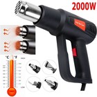 Heat Gun Hot Air Gun Electric Dual Temperature 4 Nozzles Power 2000w  2500 Watt