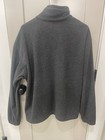 Columbia Fleece Jacket  Dark Grey Full Zip Zipped Pockets Men s Size Large 
