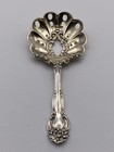 Very Petite Sterling Silver Bon Bon Spoon W no Monogram And Gold Wash
