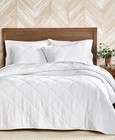 Hotel Collection Dobby Diamond 3-piece Coverlet Set