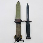 Vintage Us M7 Bayonet With M8a1 Scabbard     Military Knife