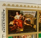Ajman  8  Stamp Sheet Of Famous Paintings Of Women Nudes Uncirculated