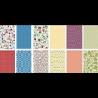 Stampin Up Summer Smooches Designer Series Paper Dsp - Half Pack  24  6x6 Shts