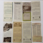 Vtg 1961 Travel Brochure Lot Usa National Parks Sequoia Yellowstone Grand Canyon