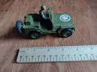 Dinky Toys Meccano Diecast Battle Lines Us Jeep W driver Made In England Nm
