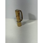 Vintage Revlon 512 Gold Ribbed Lipstick Case Only With Mirror Rhinestones Mcm