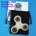 Fidget Spinner Toy   Glow In The Dark   1 5 Min  Spin   Tri Edc Desk Hand Finger