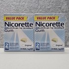 Nicorette Nicotine Gum 2mg Original 170 Pieces Stop Smoking Lot Of 2 Exp 11 2025