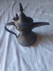 Antique Traditional Arabic Brass Dallah Coffee Pot  2