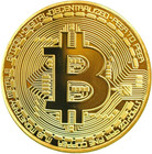 3pcs Bitcoin Coin - Gold Silver And Bronze Physical Blockchain Cryptocurrency In