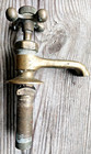 Antique Brass Water Faucet  Sink  Drinking Fountain  Vtg Parts   Repair  Rebuild