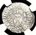 Crusaders  Cilician Armenia  Levon I  1198-1219  Silver Tram  Ngc Au55