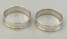 Gorham Sterling Silver Pair Of  6290 Napkin Rings 1 2 
