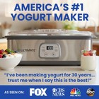 Ultimate Probiotic Yogurt Maker With Adjustable Time   Temperature Control  Make